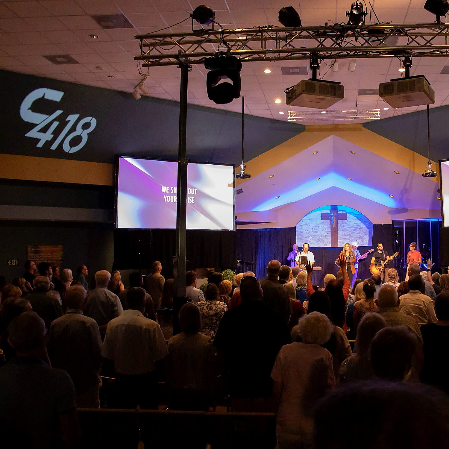 Saturday worship at Church Four Eighteen